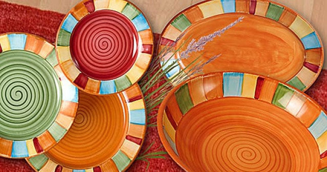 We LOVE Southwestern Dinnerware...Inspiration for "Serape"