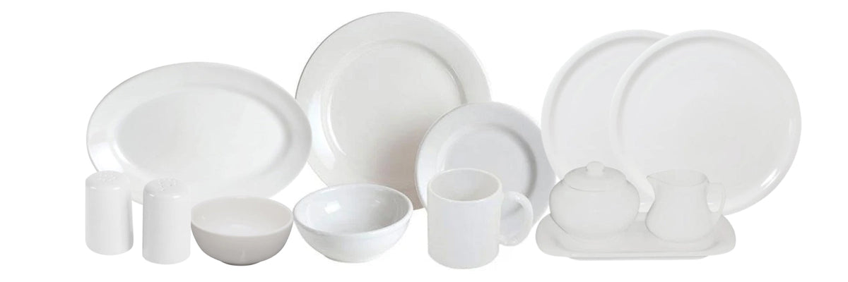 HF Coors American White Dinnerware