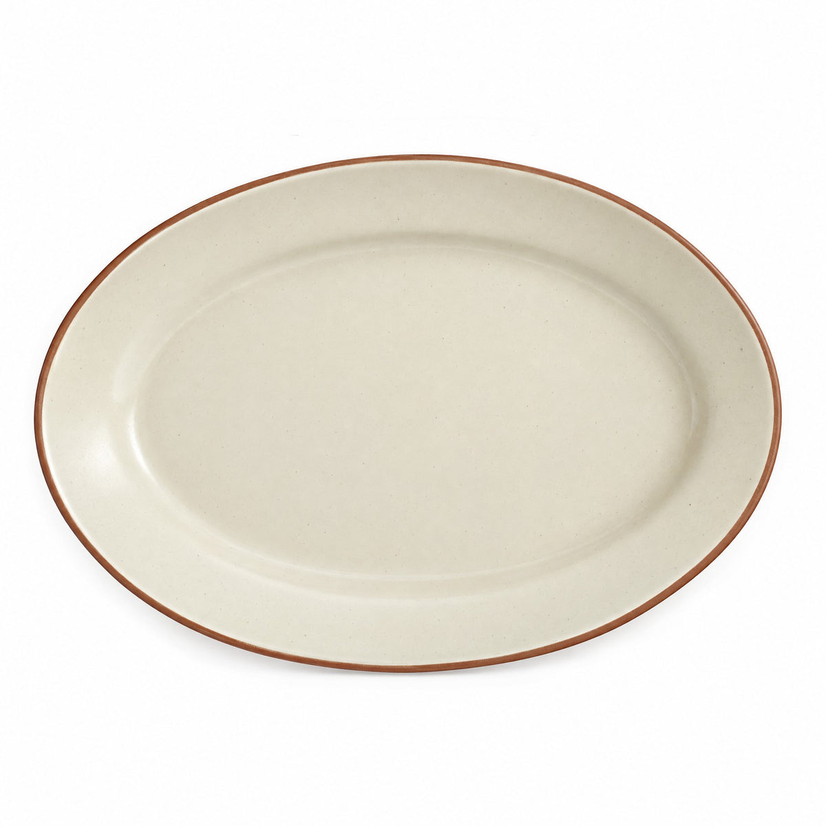 HF Coors Winter Collection Oval Serving Platter in White Pepper