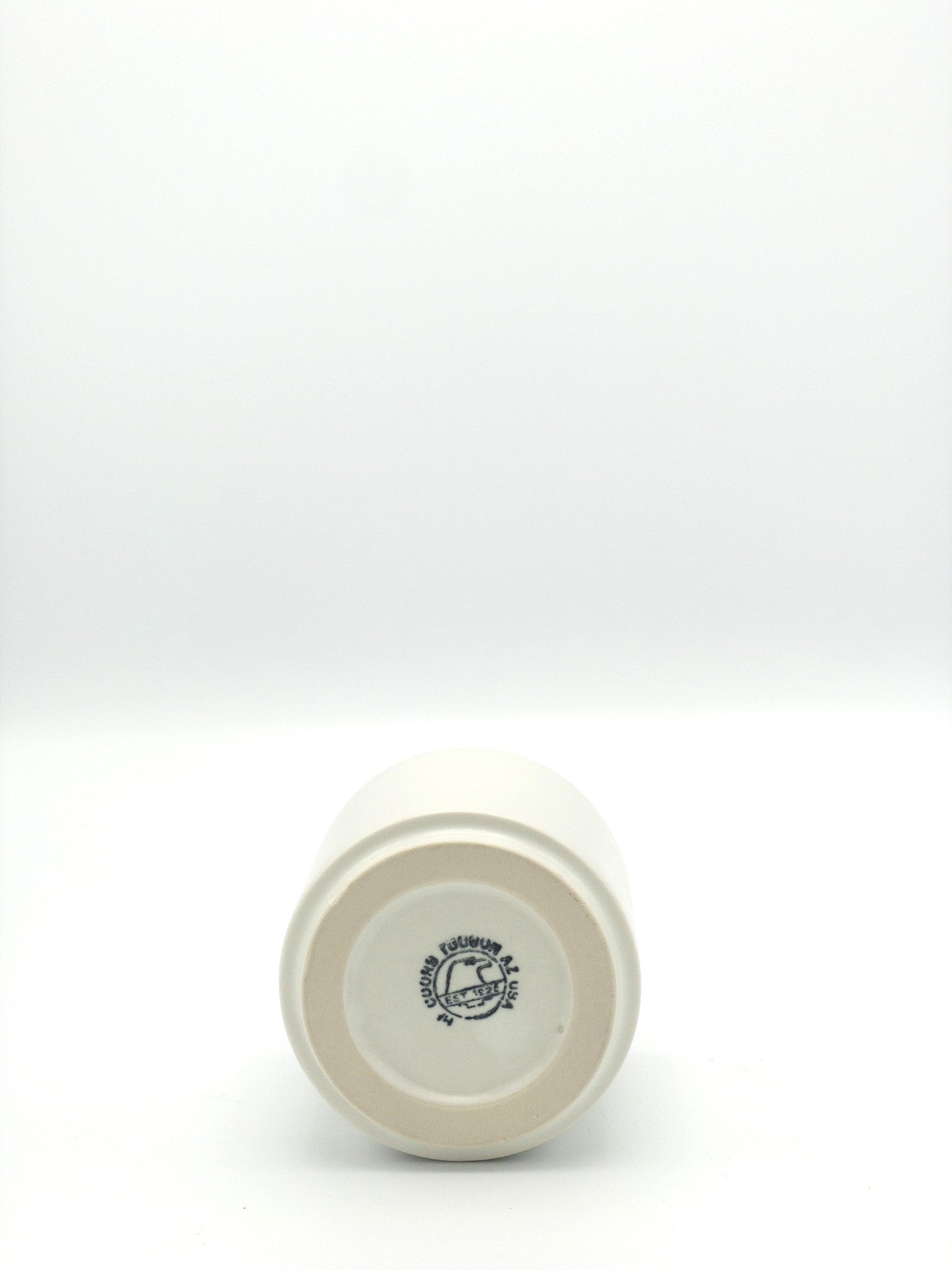 American Modern Latte Mugs – Set of 4 – Matte White