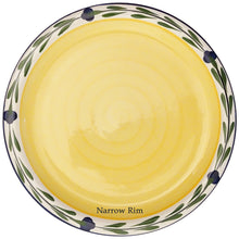 Load image into Gallery viewer, Dinner Plate Set - Set of 4 - White &amp; Yellow &amp; Blue &amp; Green | Bella Flora
