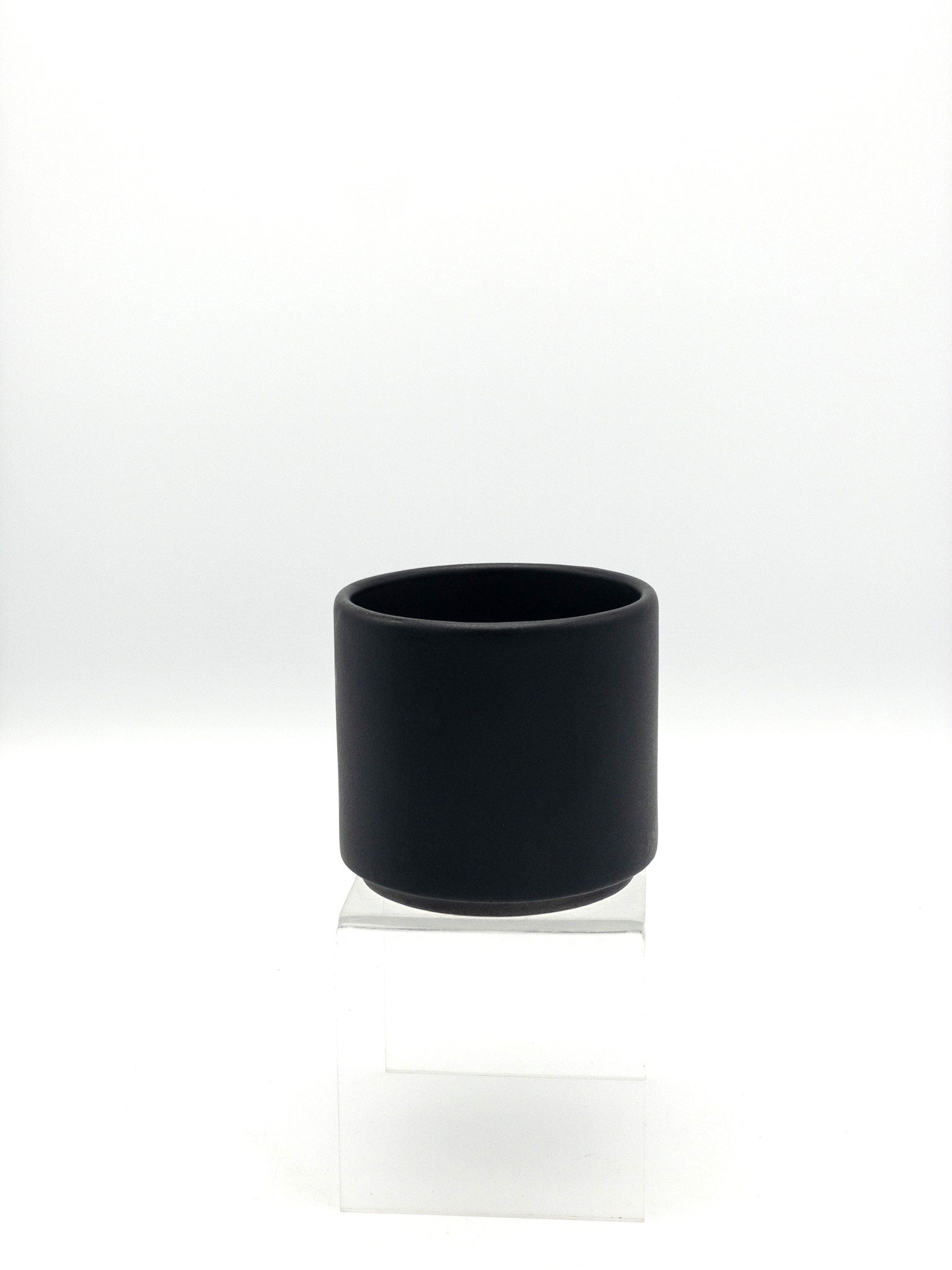 American Modern Latte Mugs – Set of 4 – Matte Black