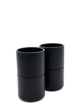 Load image into Gallery viewer, American Modern Latte Mugs – Set of 4 – Matte Black
