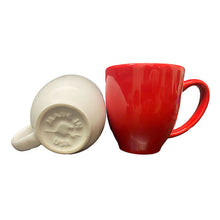 Load image into Gallery viewer, Valentine Grande Bistro Mug Duo – Set of 2 – Red &amp; White
