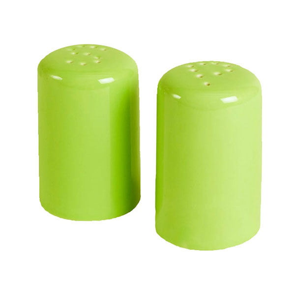 Salt and Pepper Shakers - Green | Aztec Pattern