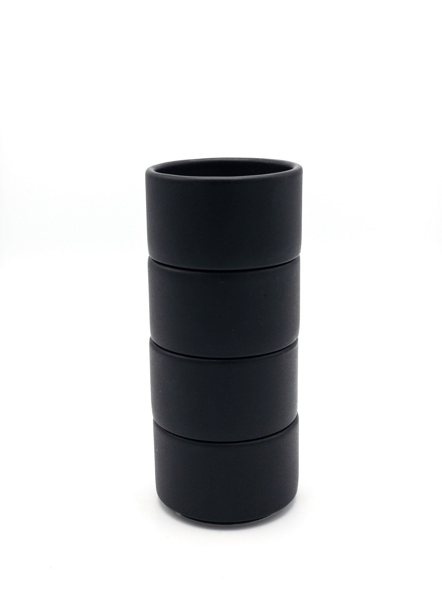 American Modern Espresso Cup – Set of 4 – Matte Black