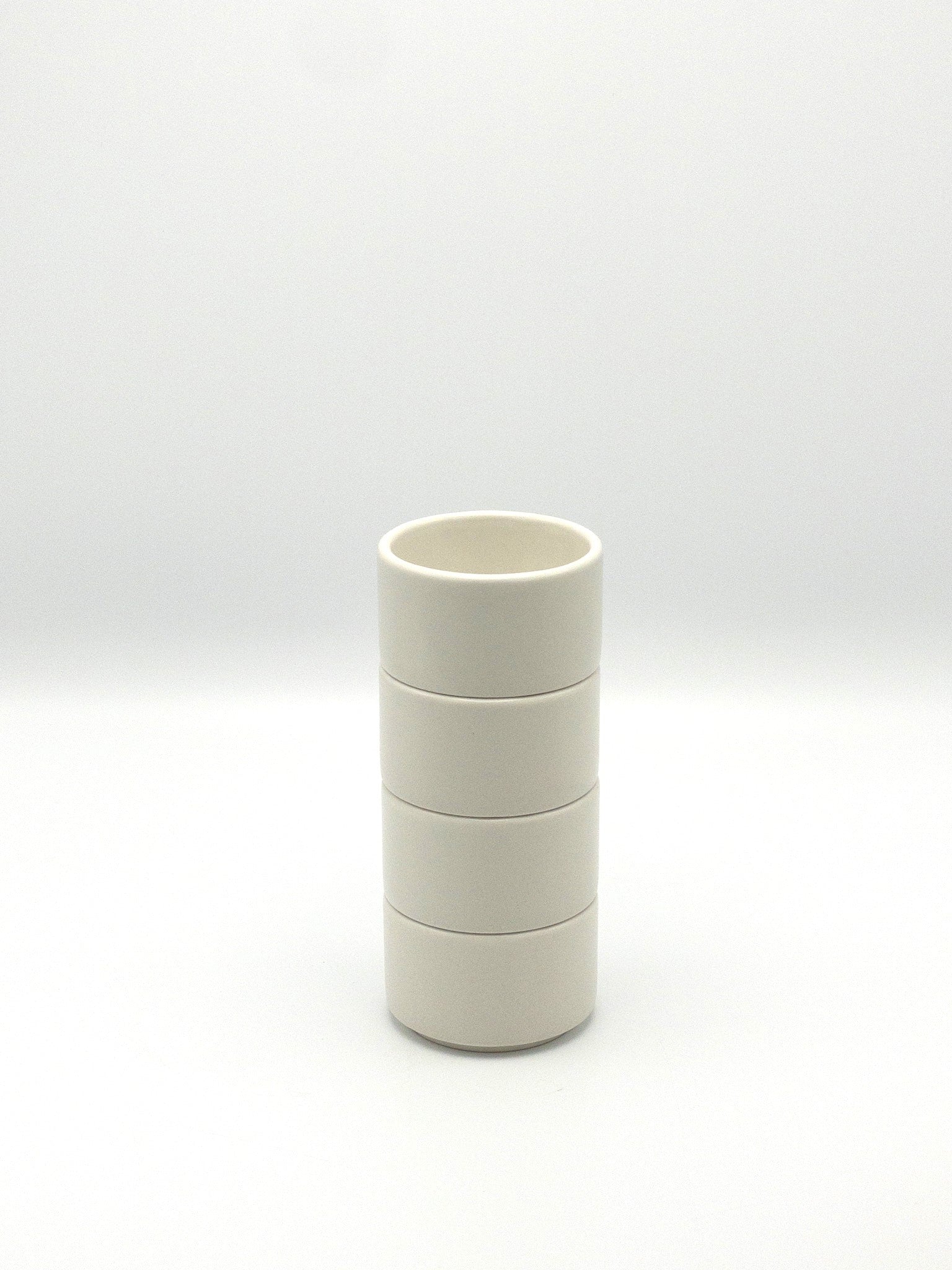 American Modern Espresso Cup – Set of 4 – Matte White