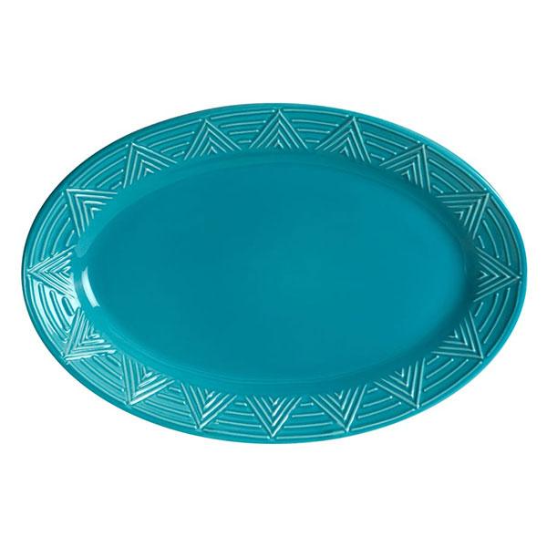 Oval Serving Platter - Turquoise | Aztec