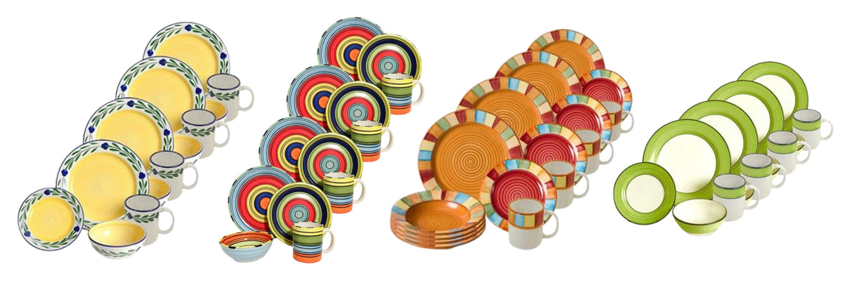 HF Coors 16 Piece Dinnerware Sets collection
