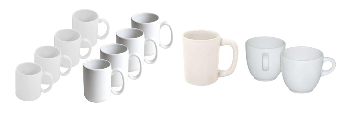 HF Coors White Mugs collection