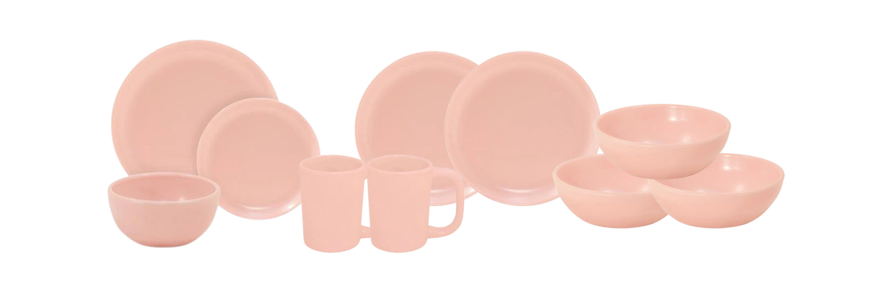 Matte Pink Dinnerware