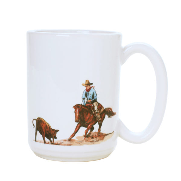 Mug - Cutting Horse | Rodeo 15 oz