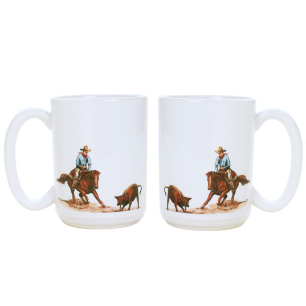 Mug - Cutting Horse | Rodeo 15 oz