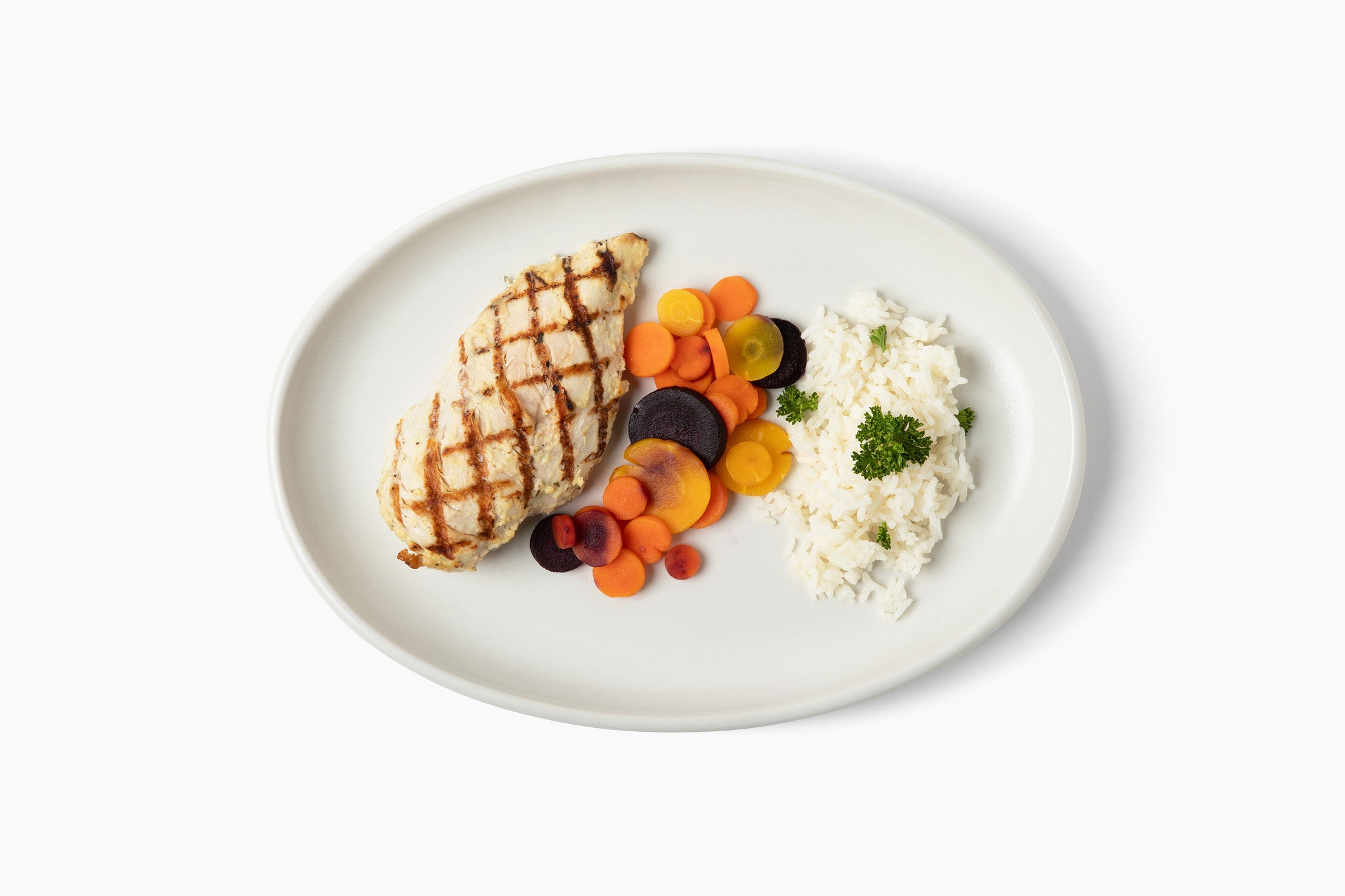 Studio Coupe Oval Serving Platter | Matte White