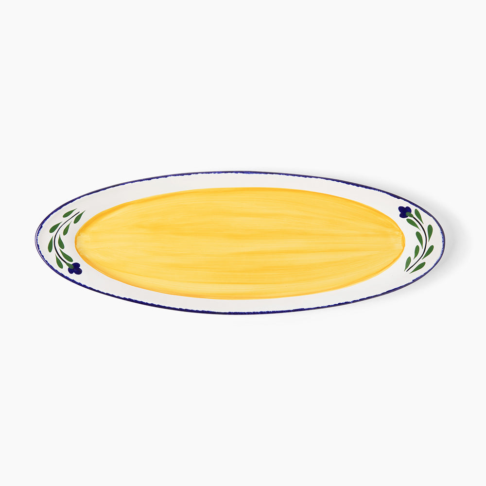 Charcuterie Platter - White & Yellow & Blue & Green | Bella Flora