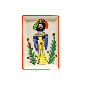 Rectangular Serving Platter - Katrina | Day of the Dead
