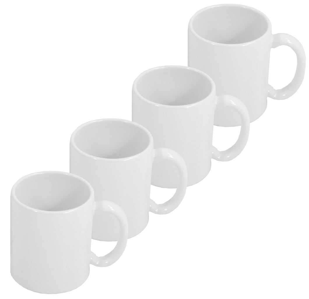 Mug Set - Set of 4 - White | American White