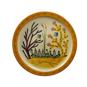 Round serving platter tan southwestern desert sonoran desert