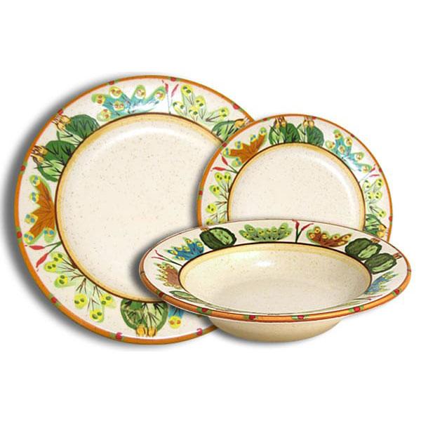 Dinnerware set 3 piece tan southwestern desert sonoran desert