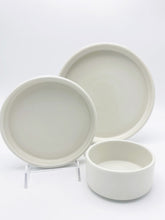 Load image into Gallery viewer, American Modern Dinnerware Set - 3 piece - Matte White
