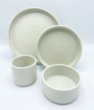 Load image into Gallery viewer, American Modern Dinnerware Set - 4 piece - Matte White
