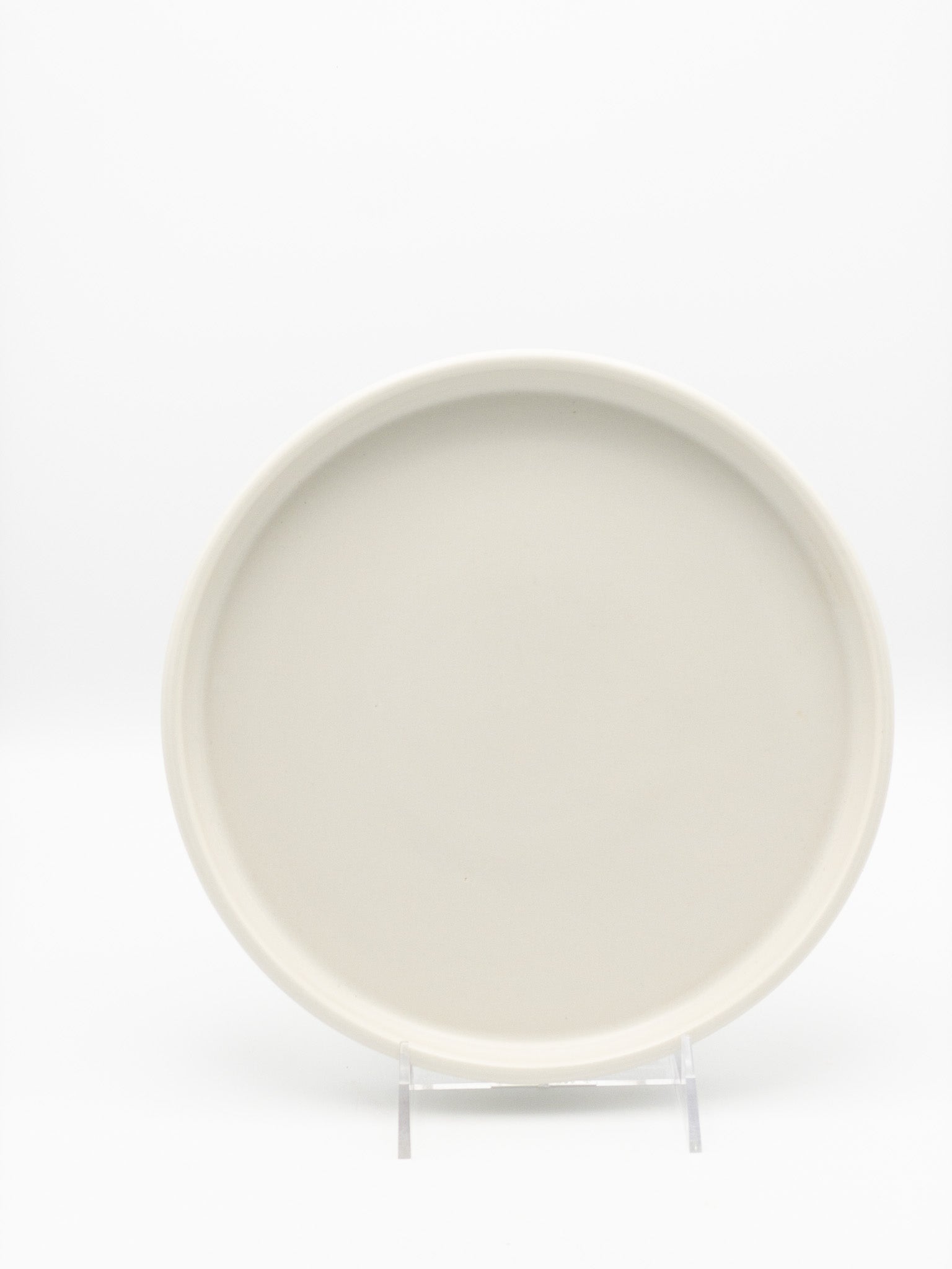 American Modern Dinner Plate Set - Set of 4 - Matte White