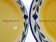 Load image into Gallery viewer, Dinner Plate Set - Set of 4 - White &amp; Yellow &amp; Blue &amp; Green | Bella Flora
