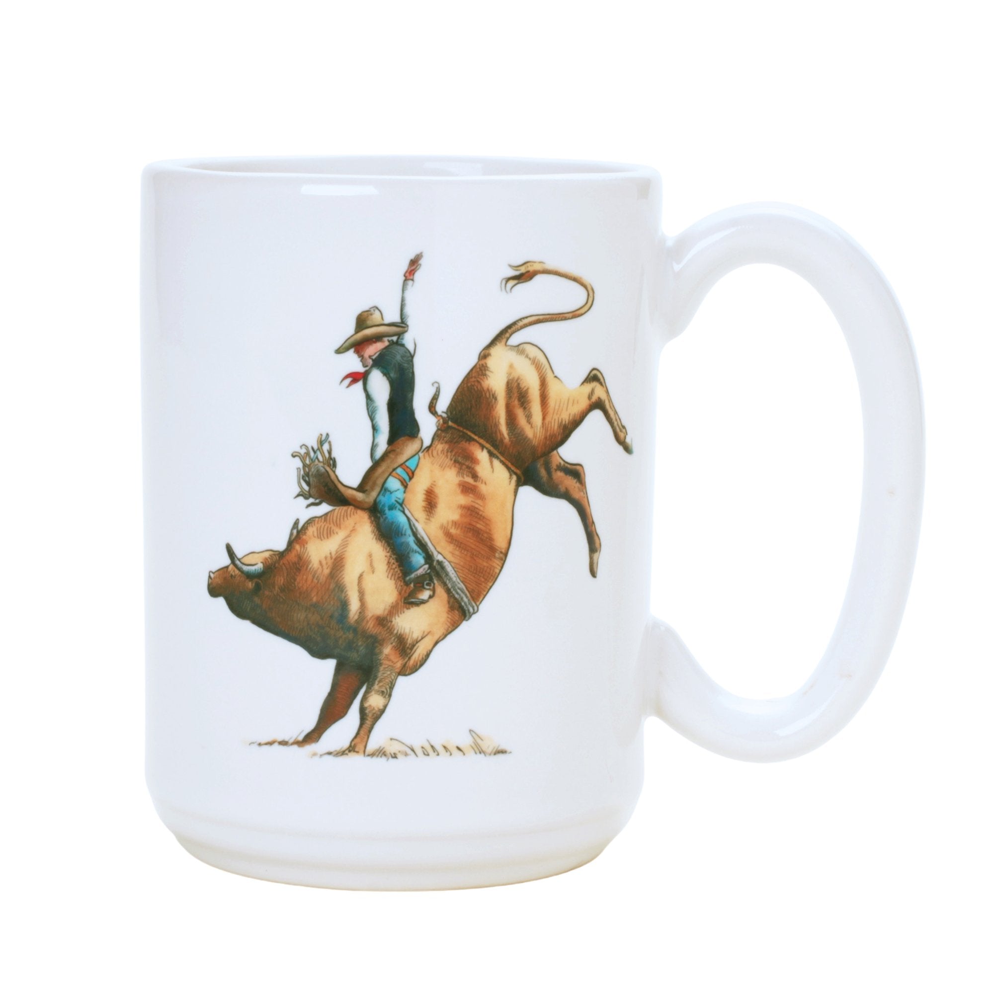 Mug bull rider rodeo 15 oz
