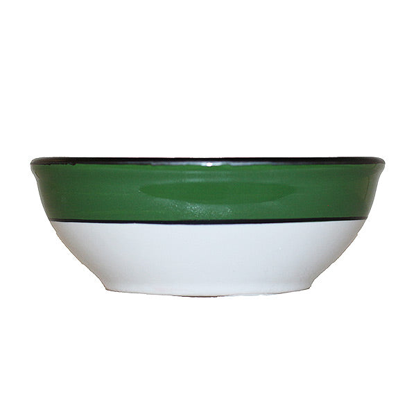 Cereal Bowl - White & Green | Holiday Spree Pattern