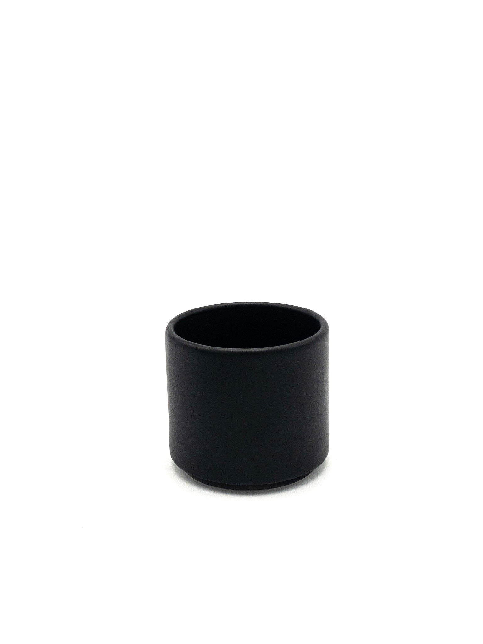 American Modern Latte Mugs – Set of 4 – Matte Black