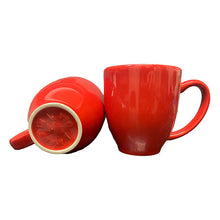 Load image into Gallery viewer, Valentine Grande Bistro Mug Duo – Set of 2 – Red
