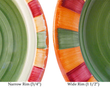 Load image into Gallery viewer, Salad Plate Set – Set of 4 – Colorful Striped | Serape
