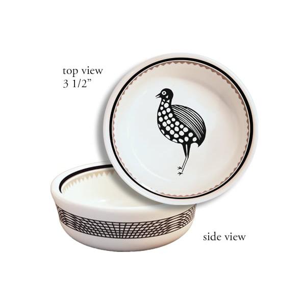 Ramekin mimbreno quail white black mimbreno