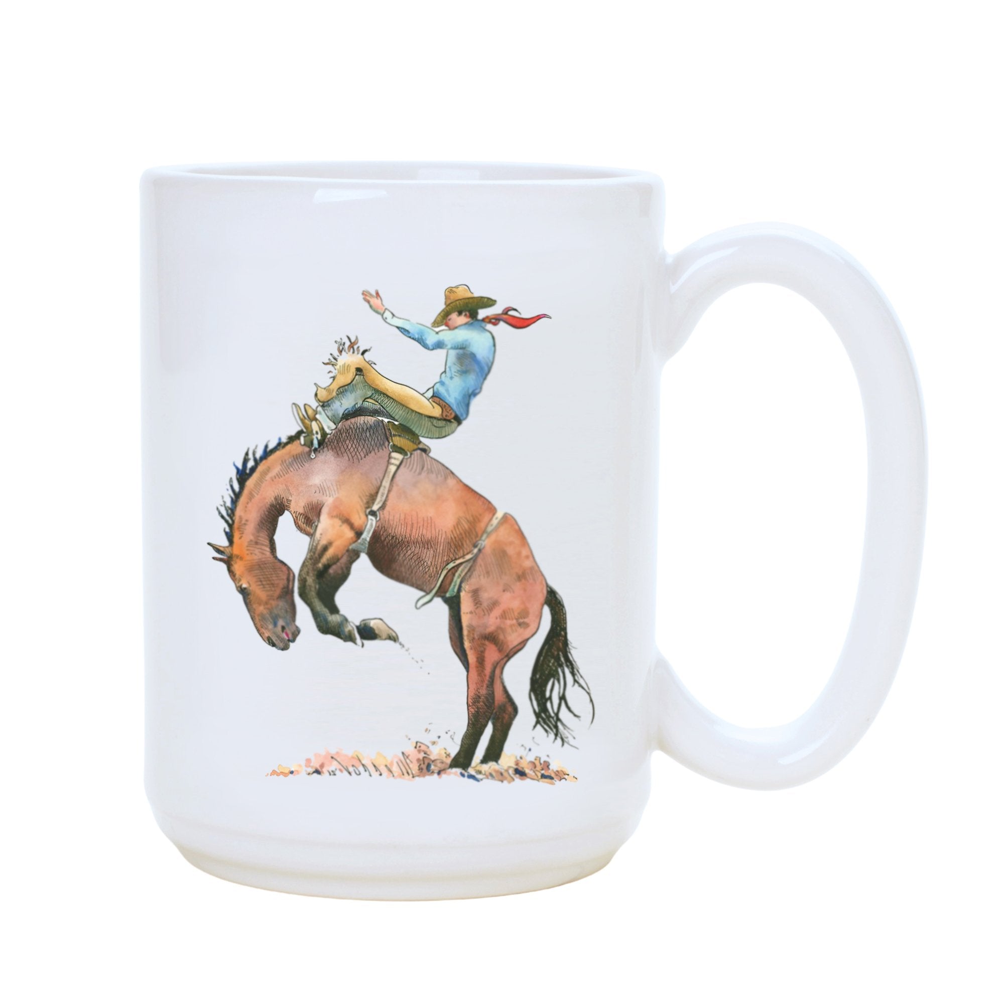 Mug bareback riding rodeo 15 oz