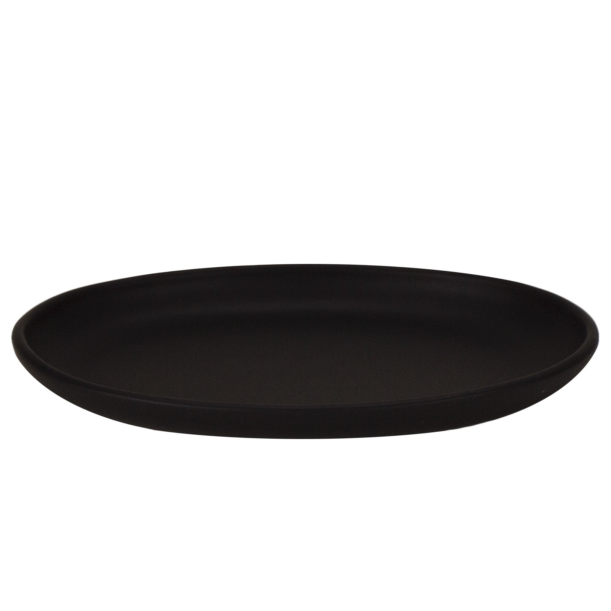 Matte Black Oval Serving Platter