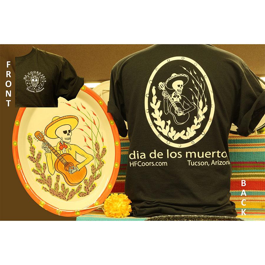 T shirt guitar mariachi day of the dead