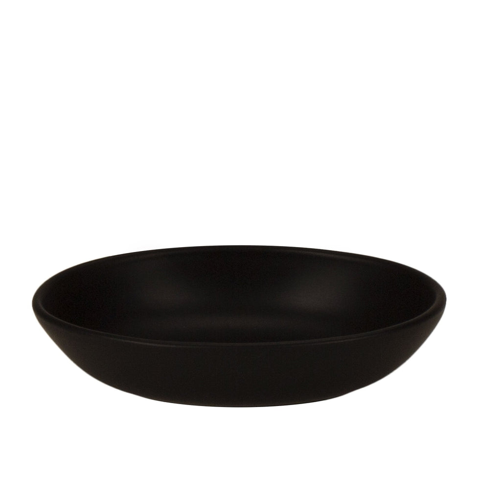 Oval serving bowl large matte black matte black