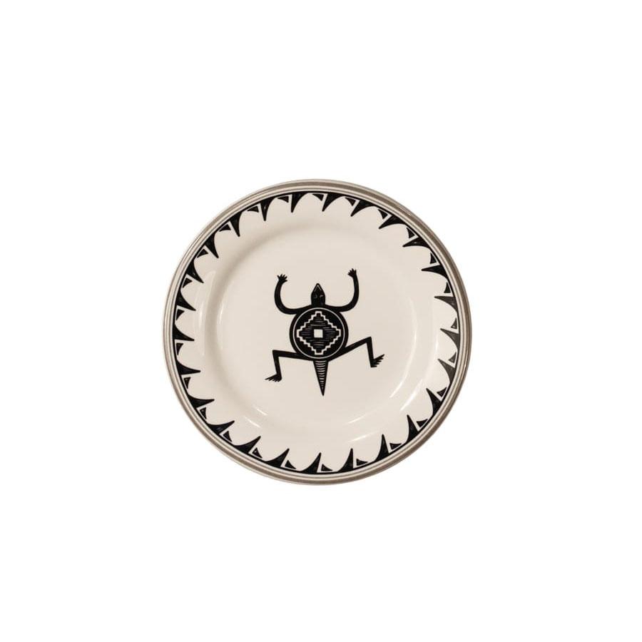 Bread butter plate mimbreno black white mimbreno