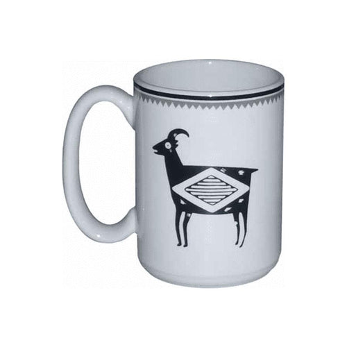 Mug mimbreno big horn sheep black white mimbreno 15 oz