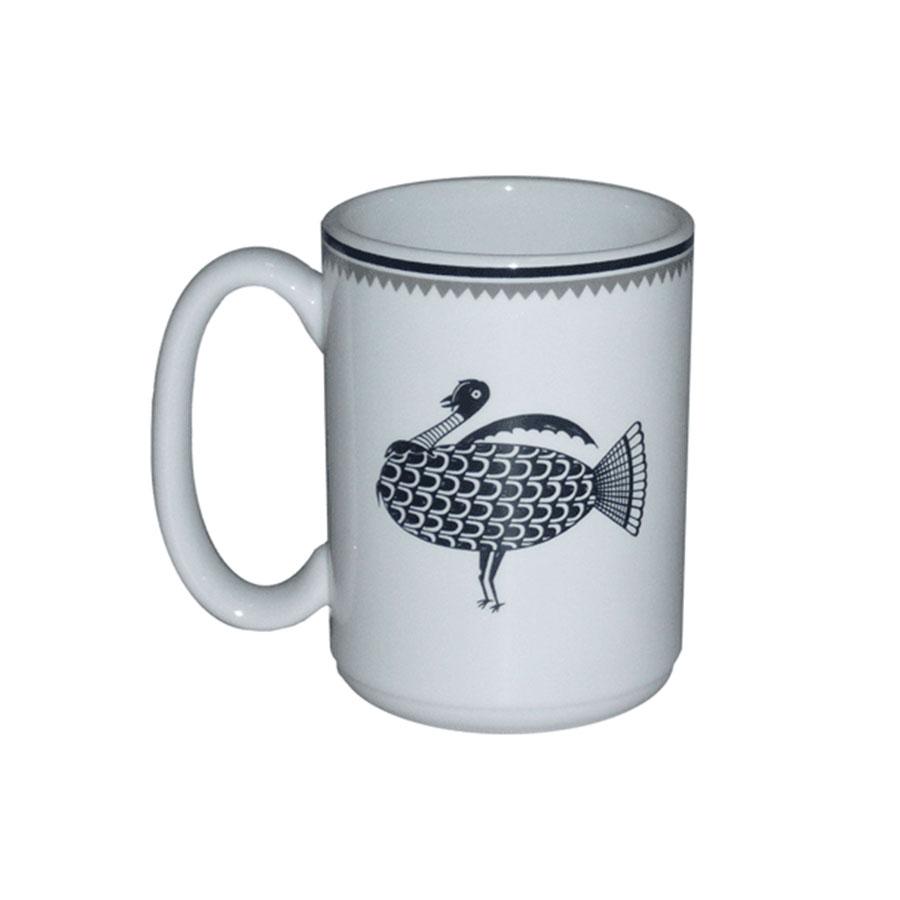 Mug - Mimbreño Turkey Black & White | Mimbreño 15 oz