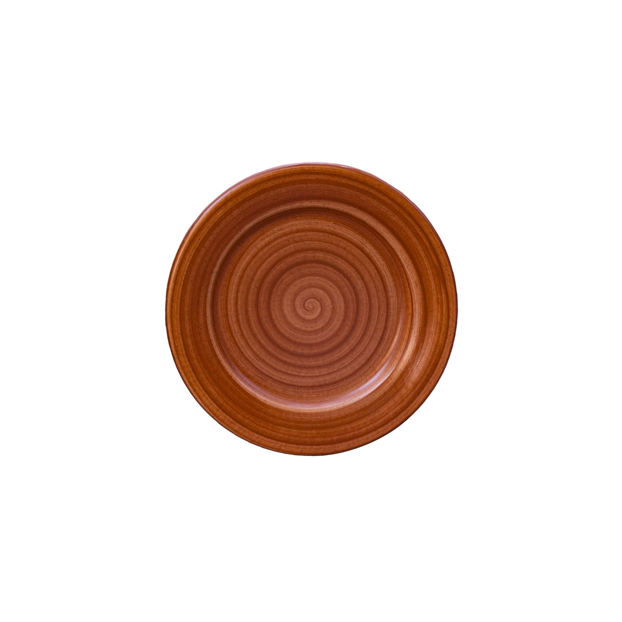 Dessert plate set set of 4 brown brownstone