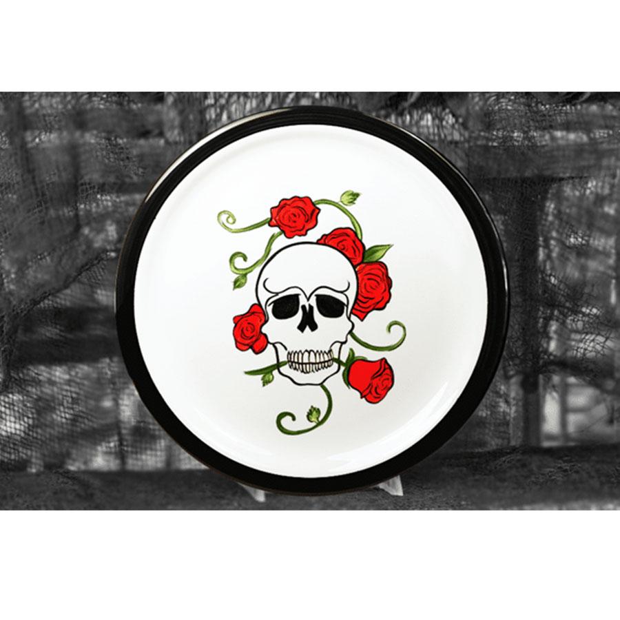 Dinner Plate - Skull Calavera Casanova | Day of the Dead