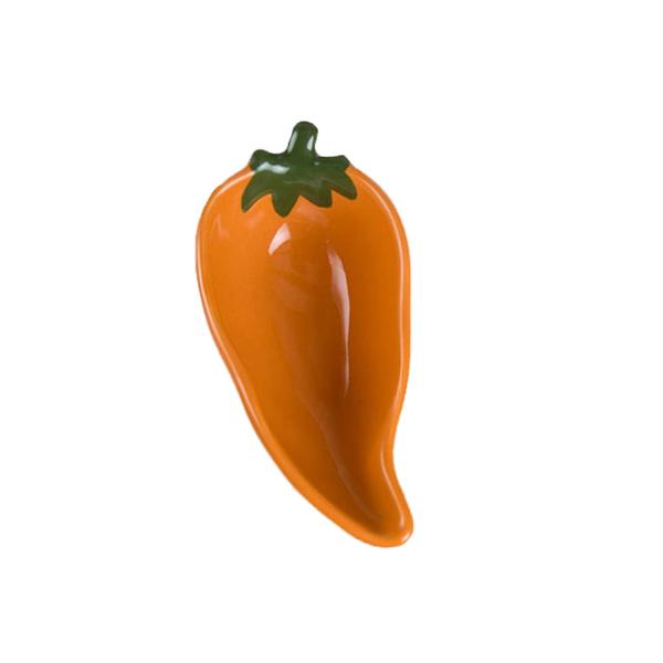 Dipping Dish Bowl Set - Set of 4 - Chile Peppers - Tangerine