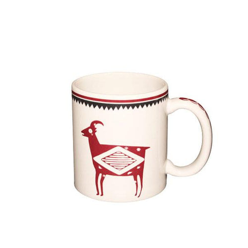 Mug mimbreno bighorn sheep maroon white mimbreno 11 oz