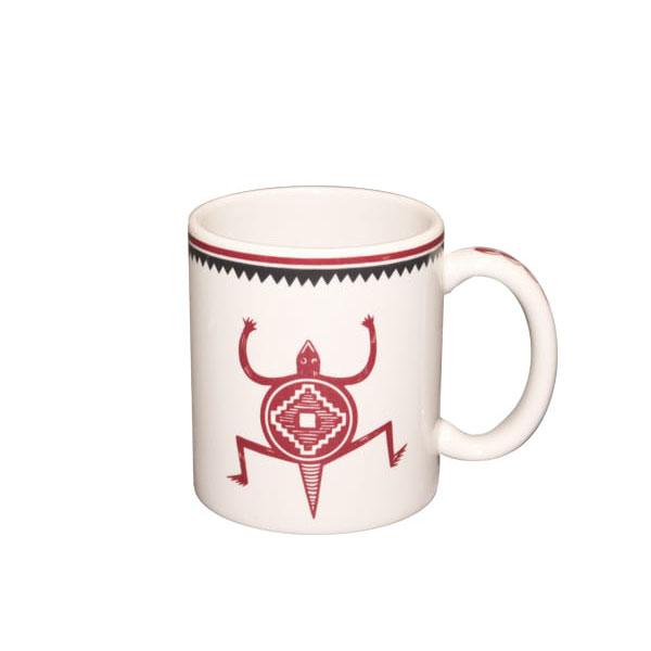Mug - Mimbreño Lizard Maroon & White | Mimbreño 11 oz