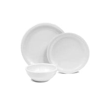 Load image into Gallery viewer, Dinnerware set 3 piece white american bistro
