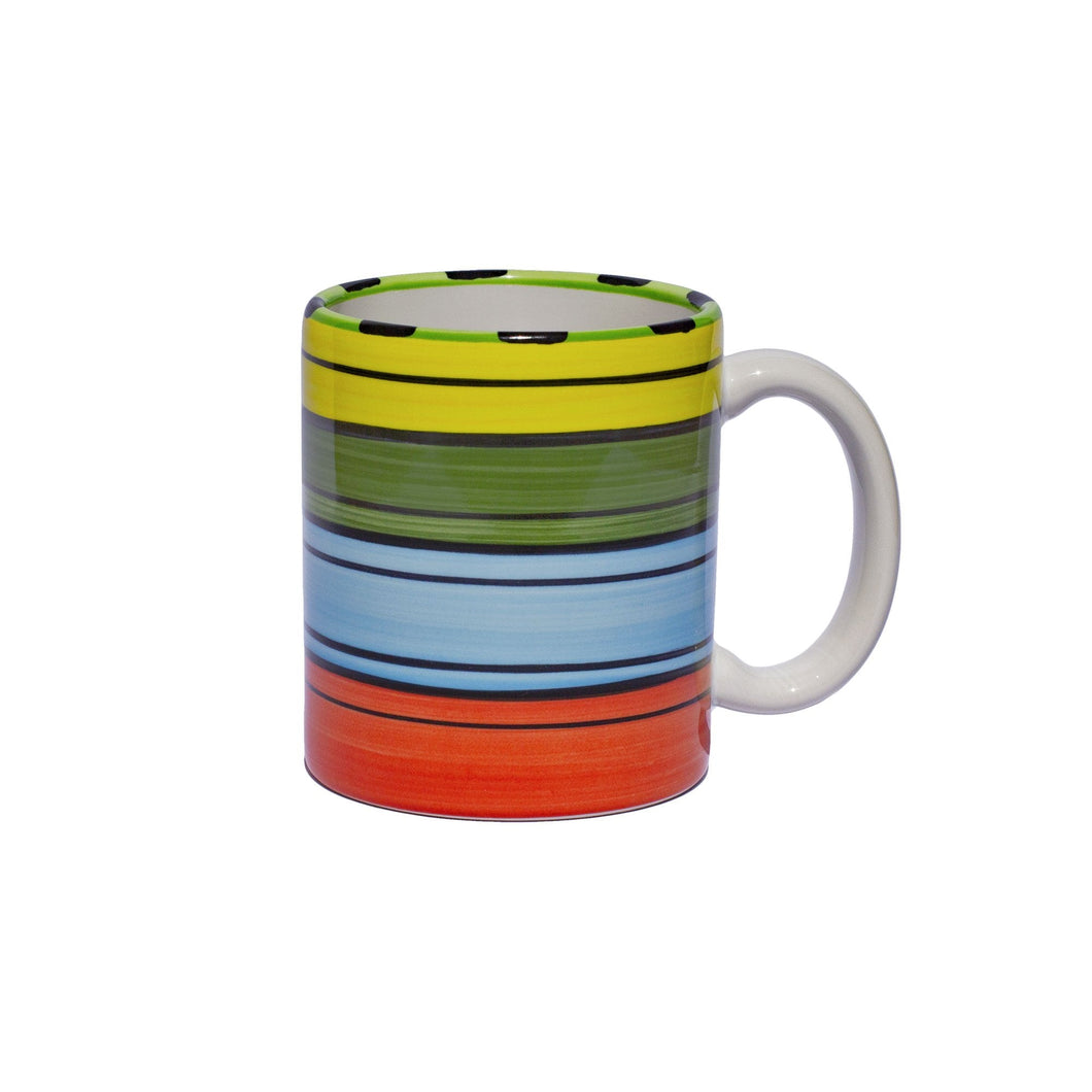 Mug Set - Set of 4 - Colorful - Striped | Acapulco 11 oz