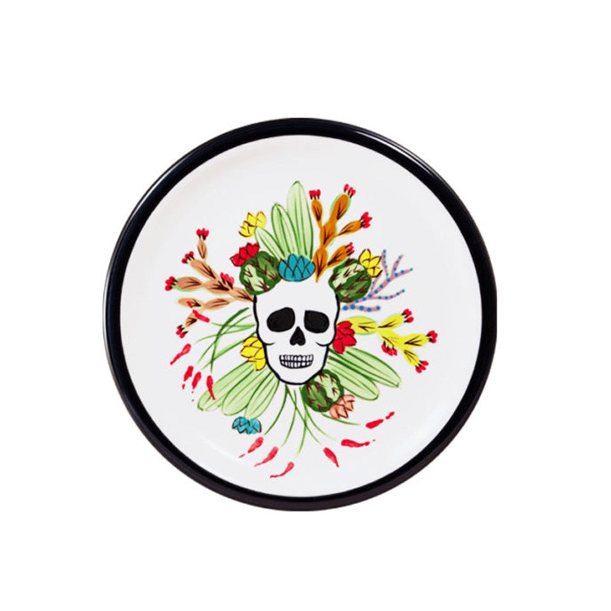 Dinner plate desert skull day of the dead