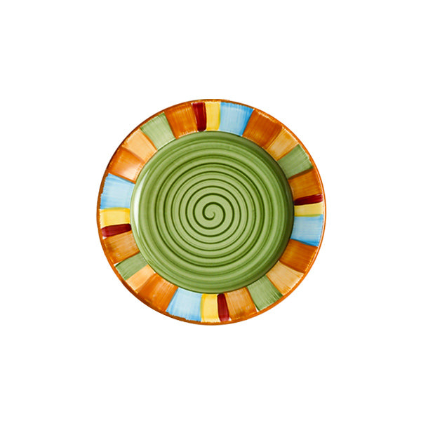 Salad Plate Set – Set of 4 – Colorful Striped | Serape