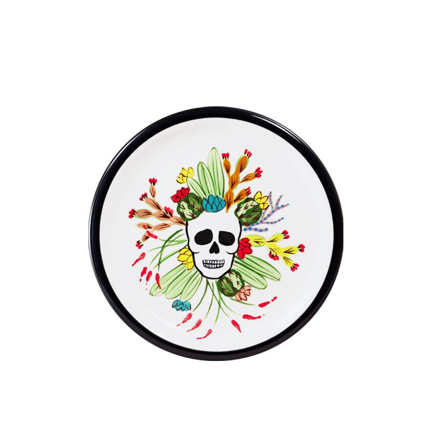 Salad Plate - Desert Skull | Day of the Dead